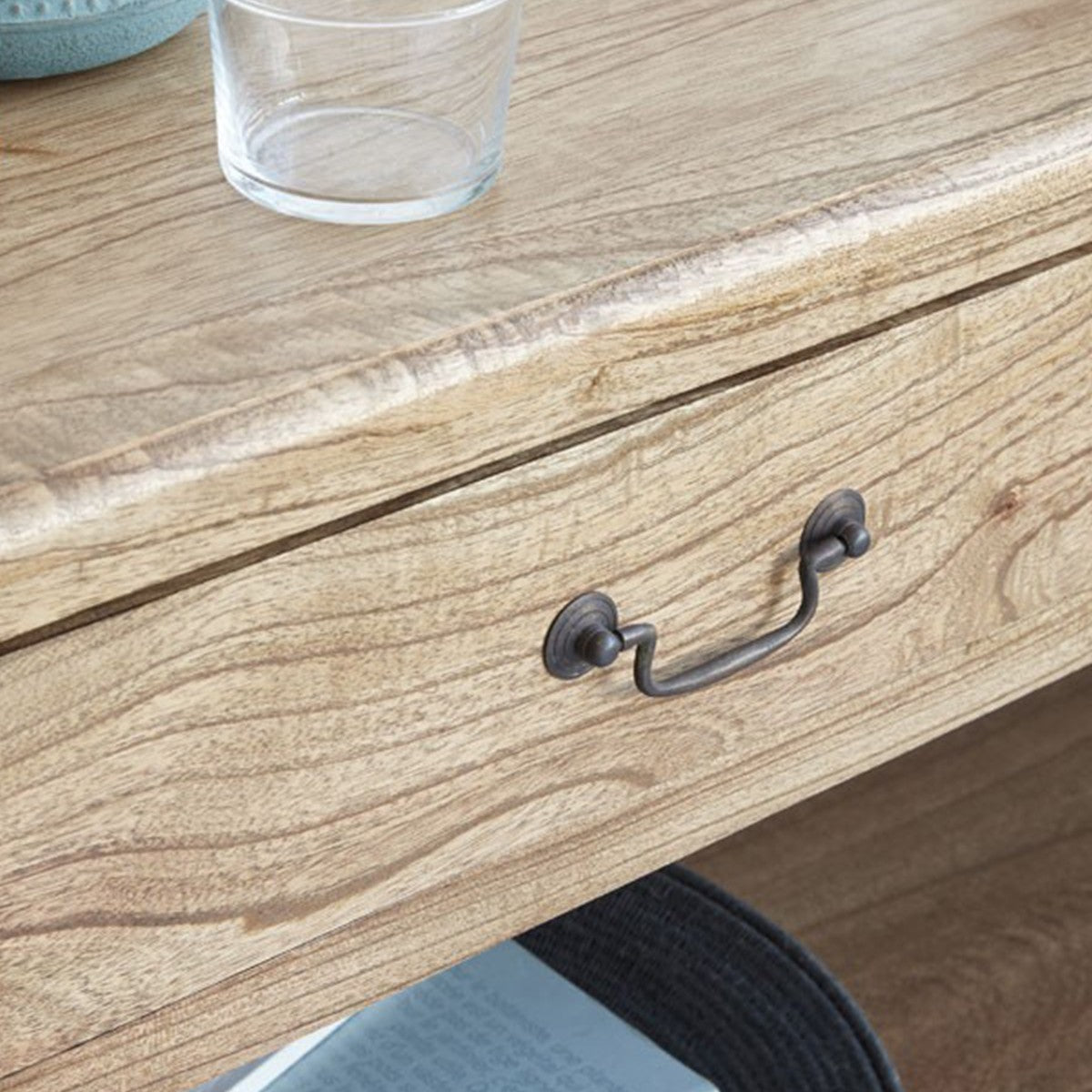 SIMONE - Consola de mindi macizo 120 cm