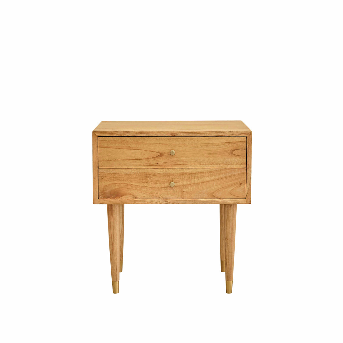 PIA - Mesita de noche de mindi macizo 60 cm