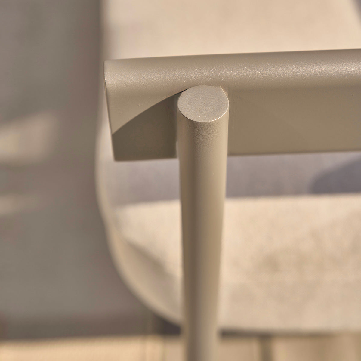 ALVAR - Conjunto de muebles de jardín bajo de aluminio