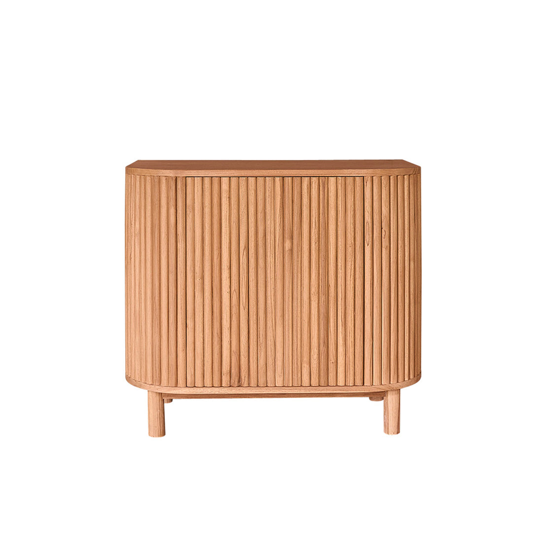 COLINE - Mueble para lavabo de teca maciza de 90 cm