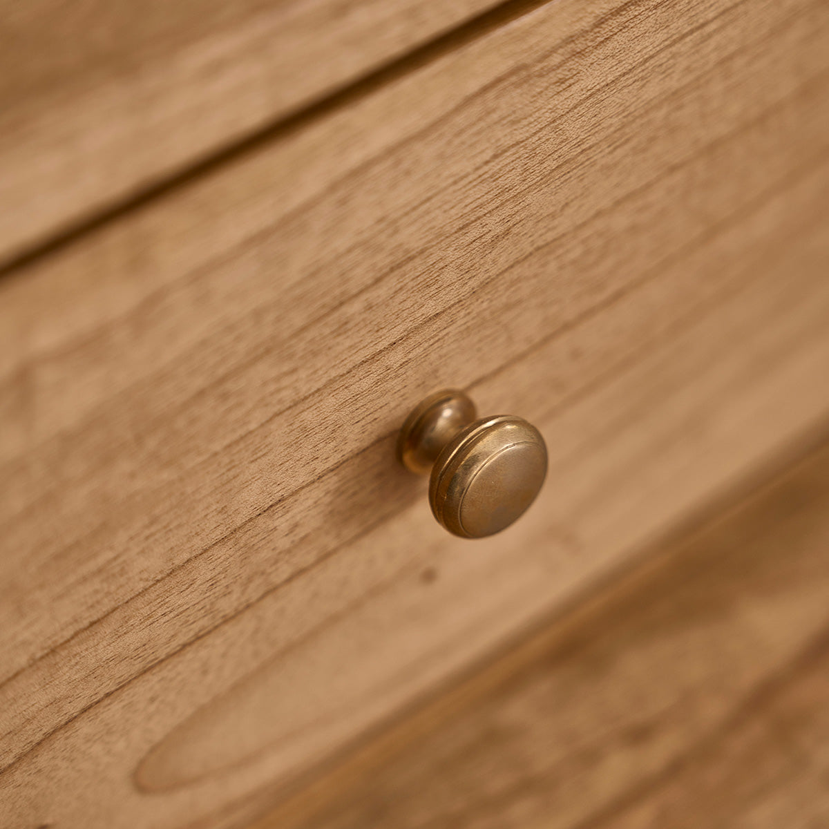 FIFTIES - Tocador de mindi macizo de 90 cm