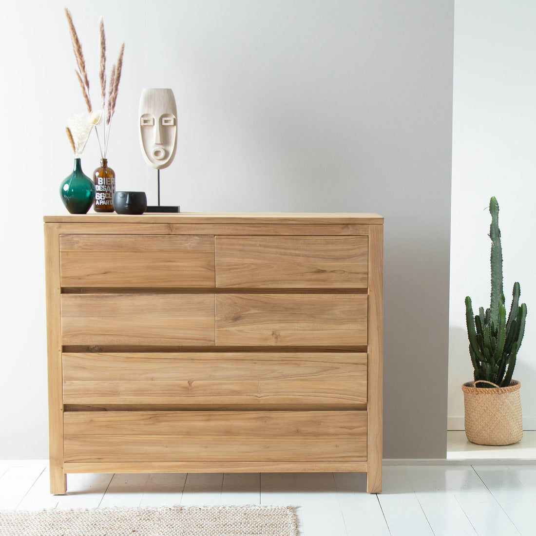 ALDO - Aparador de teca maciza 120 cm