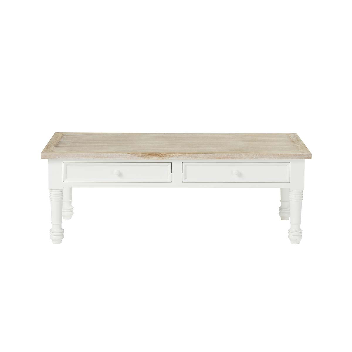 DEMEURE - Mesa de centro de caoba maciza 130 cm