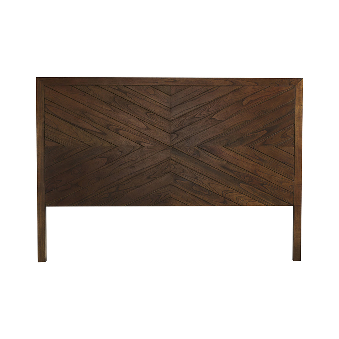 EUGENE - Cabecero de mindi macizo acabado nogal 160 cm