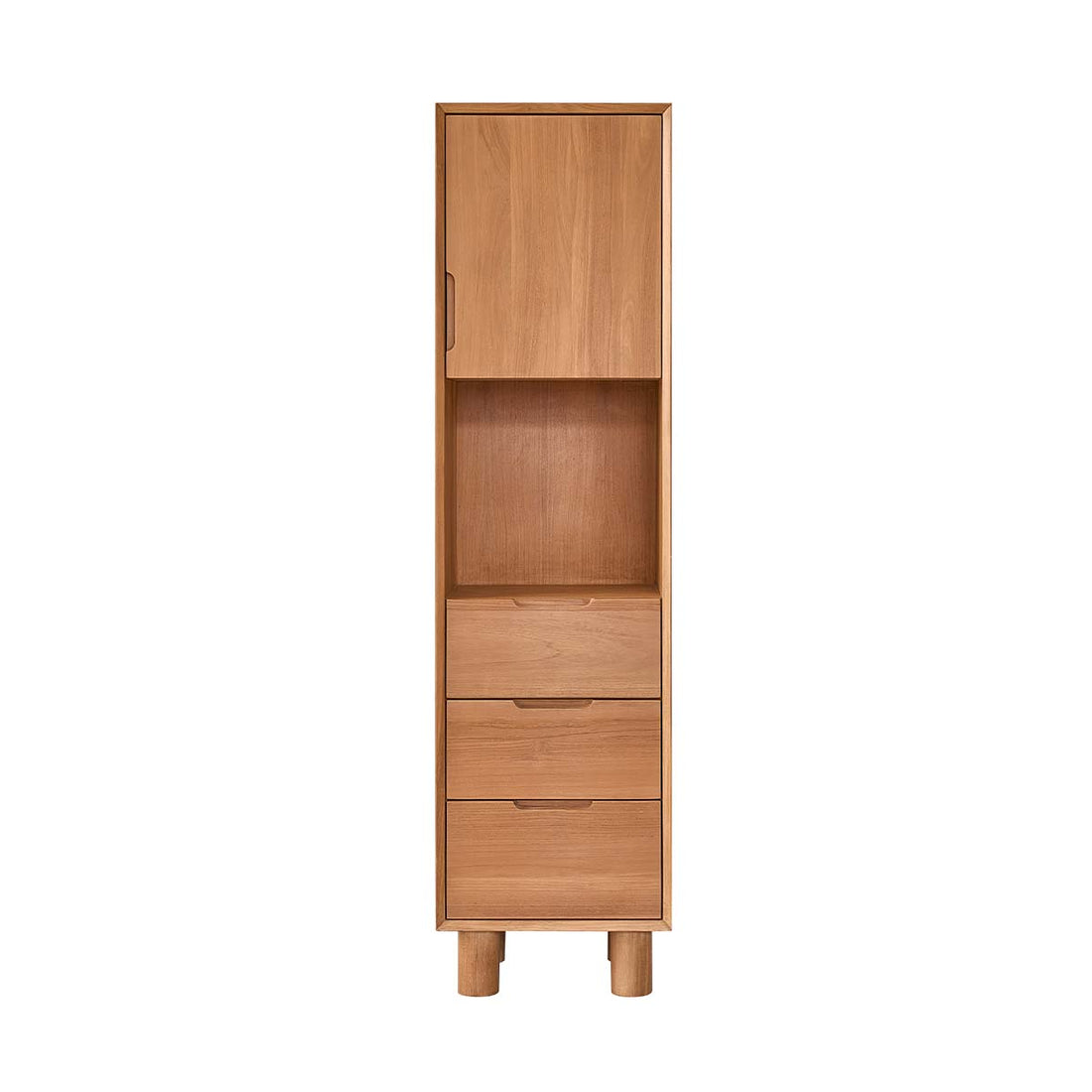 GUSTAVE - Columna de baño de teca maciza 45 cm