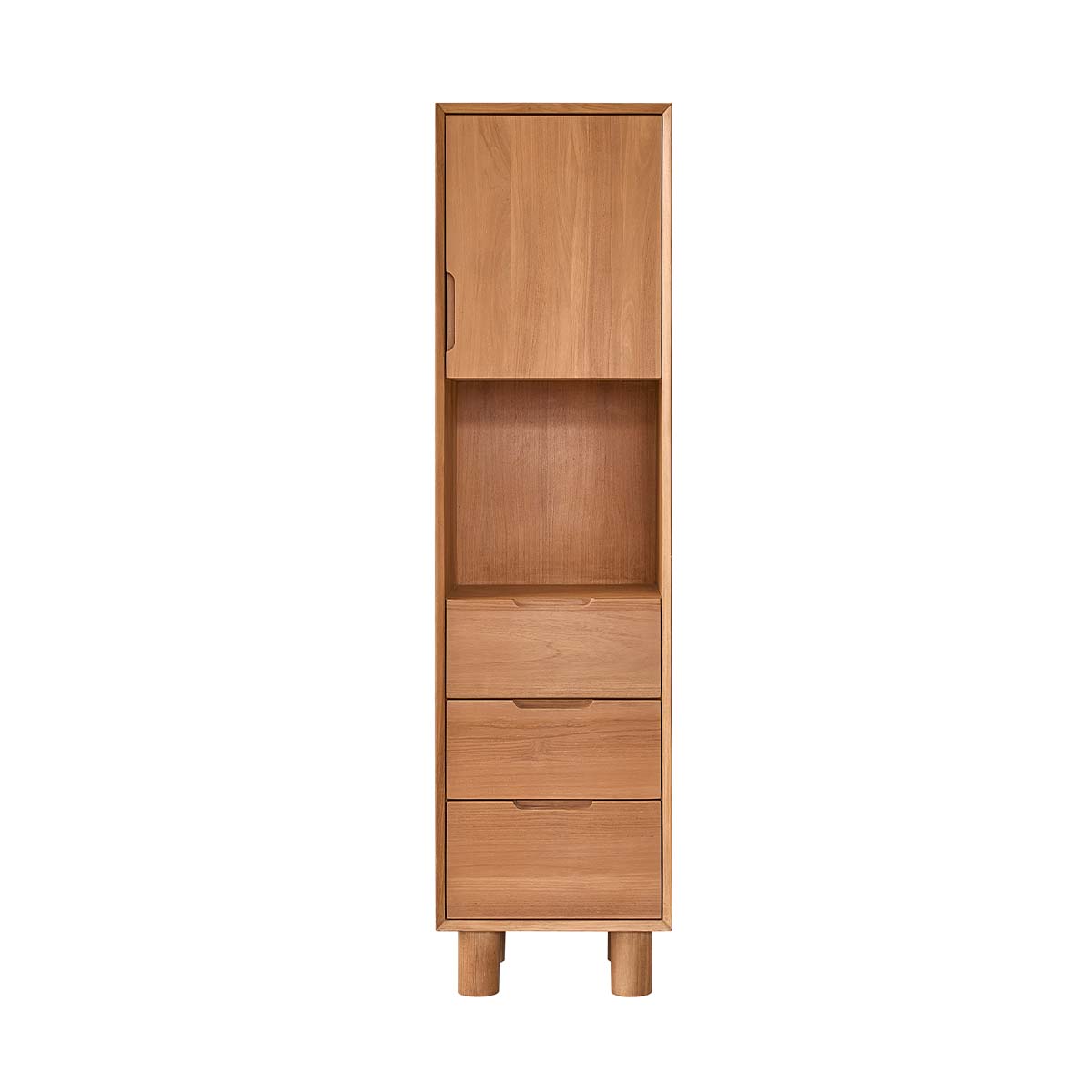 GUSTAVE - Columna de baño de teca maciza 45 cm